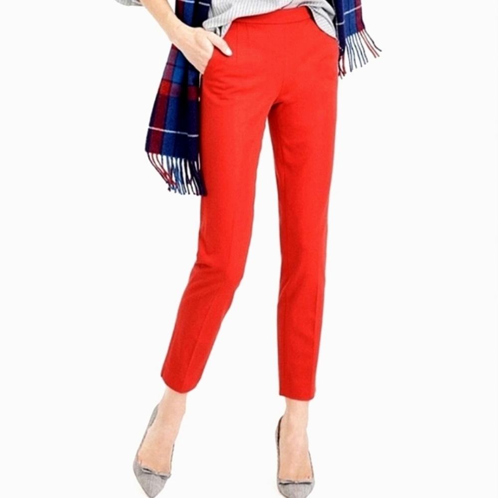 🆕 J. Crew Skinny Pants True Red (NOT Orangish)